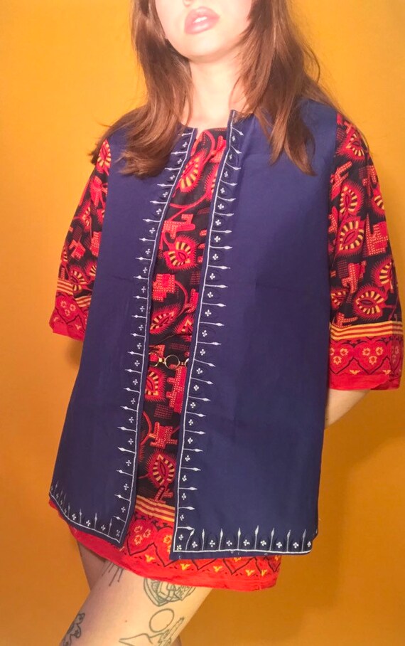 60's embroidery vest