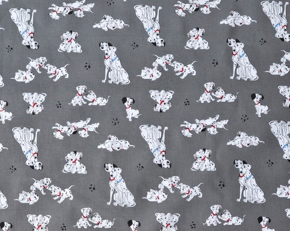 GREY PINK Meter//Fat Quarter//FQ 100/% Cotton Fabric Sew Quilt Craft Dog Puppy Pet