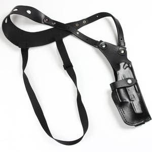 Glock 43 leather holster shoulder vertical
