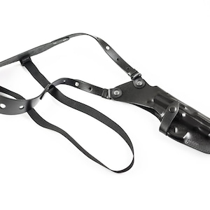 Vertical Genuine Leather Shoulder Holster For CZ-Compact Shadow