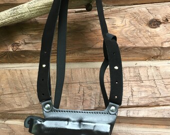Custom Gun Leather Holster Fits Walther PPK, PPQ, CCP, P99 - Wolf Pattern - Pulsar Holster