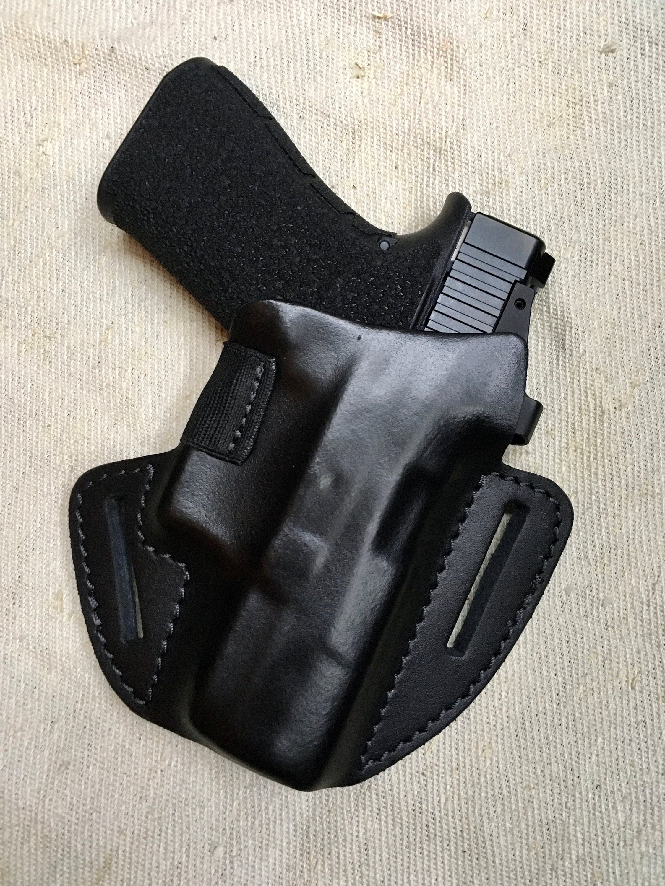 Glock 43x Mos Leather Holster Owb Australia