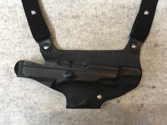 レザーショルダーホルスター 楽天市場】Cz75用 ショルダーホルスター レザー製 ブラック