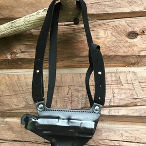 Glock 43,42 Leather Shoulder Holster