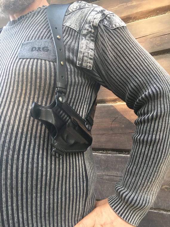 整備済 革製 ワルサーPPK/sなど小型オートマチック用 ショルダーホルスター 整備済 革製 ワルサーPPK/sなど小型オートマチック用 ショルダー