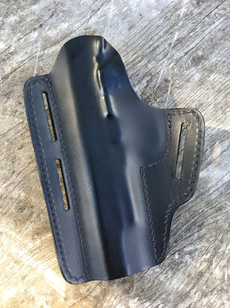 Colt 1911 Genuine Leather Belt OWB Gun Holster Two Etsy UK