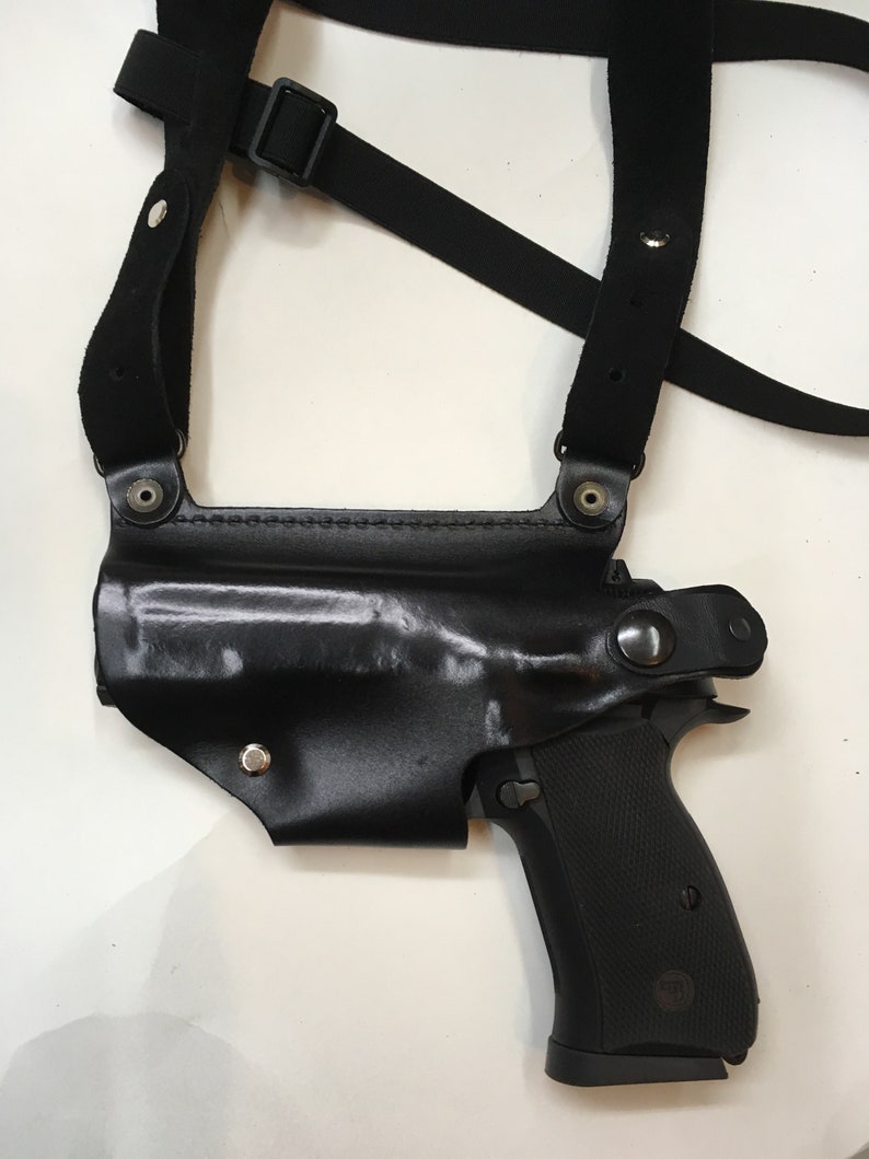 Leather Shoulder Holsters Spectre Style for CZ 75 D Compact Etsy
