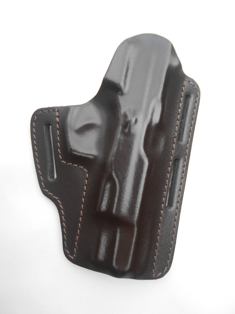 CZ75 Genuine Leather Belt OWB Gun Holster Two Position Etsy