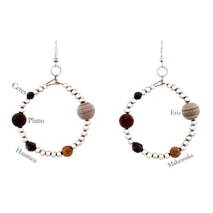 DWARF PLANETS hoop Earrings