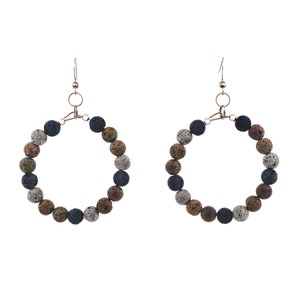ASTEROIDS hoop Earrings