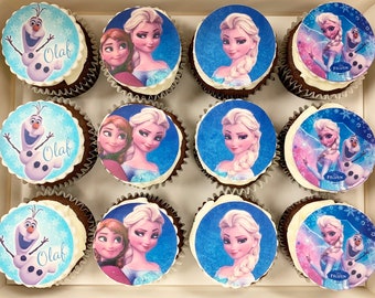 Frozen Cupcake Toppers