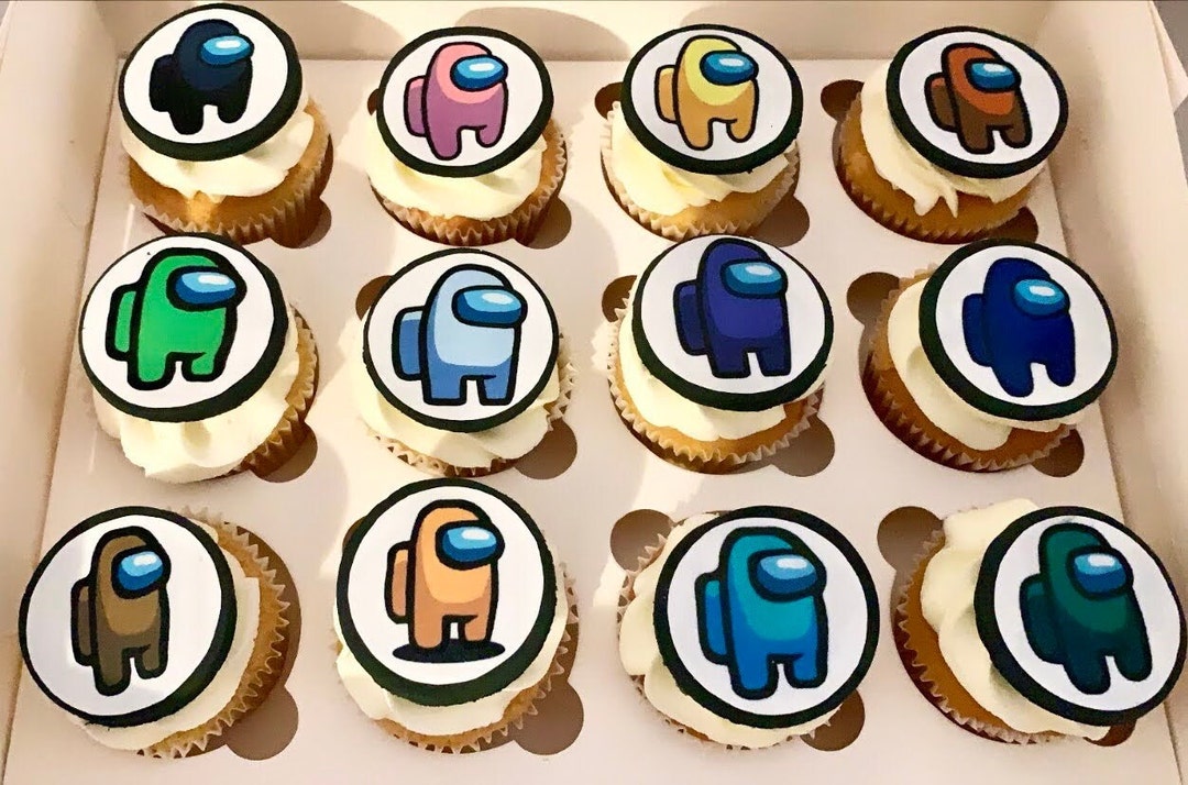 Among Us Cupcake Toppers - Etsy