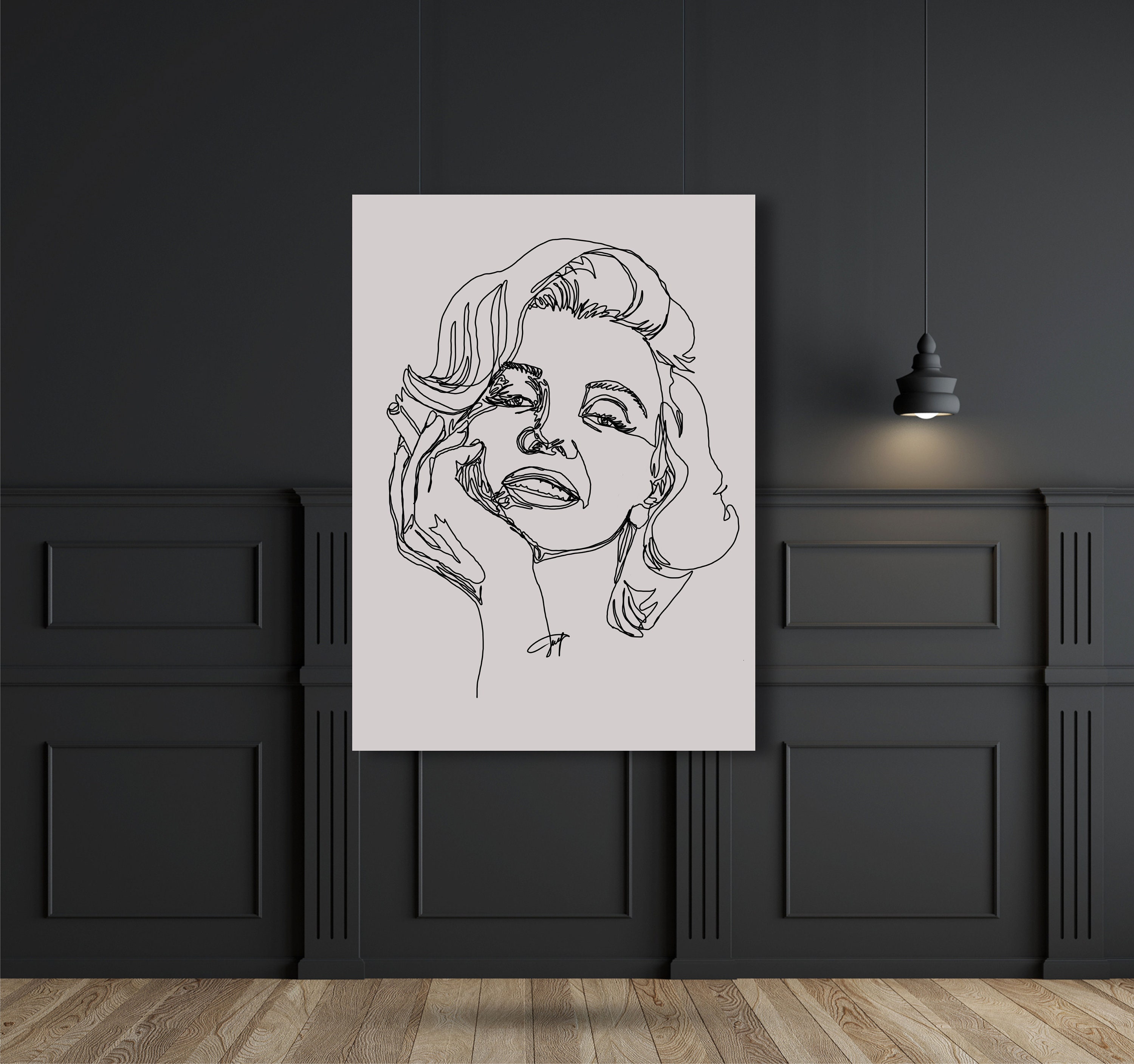 PRINTABLE Marilyn Monroe Poster, Marilyn Monroe Art, Minimalist Monroe ...