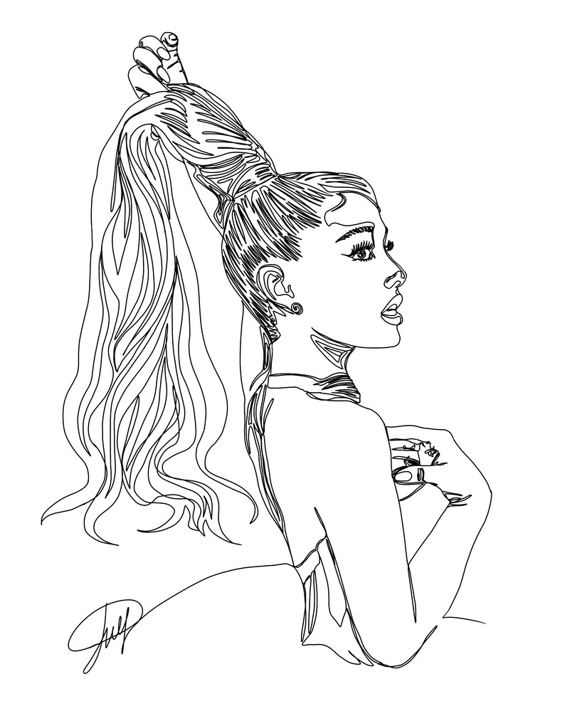 Ariana Grande Printable - Printable World Holiday