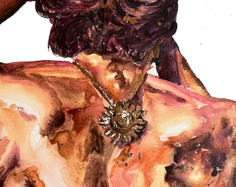 Apollo original painting, neutral colors painting, beige painting, abstract painting, male body painting, original art, neutral art