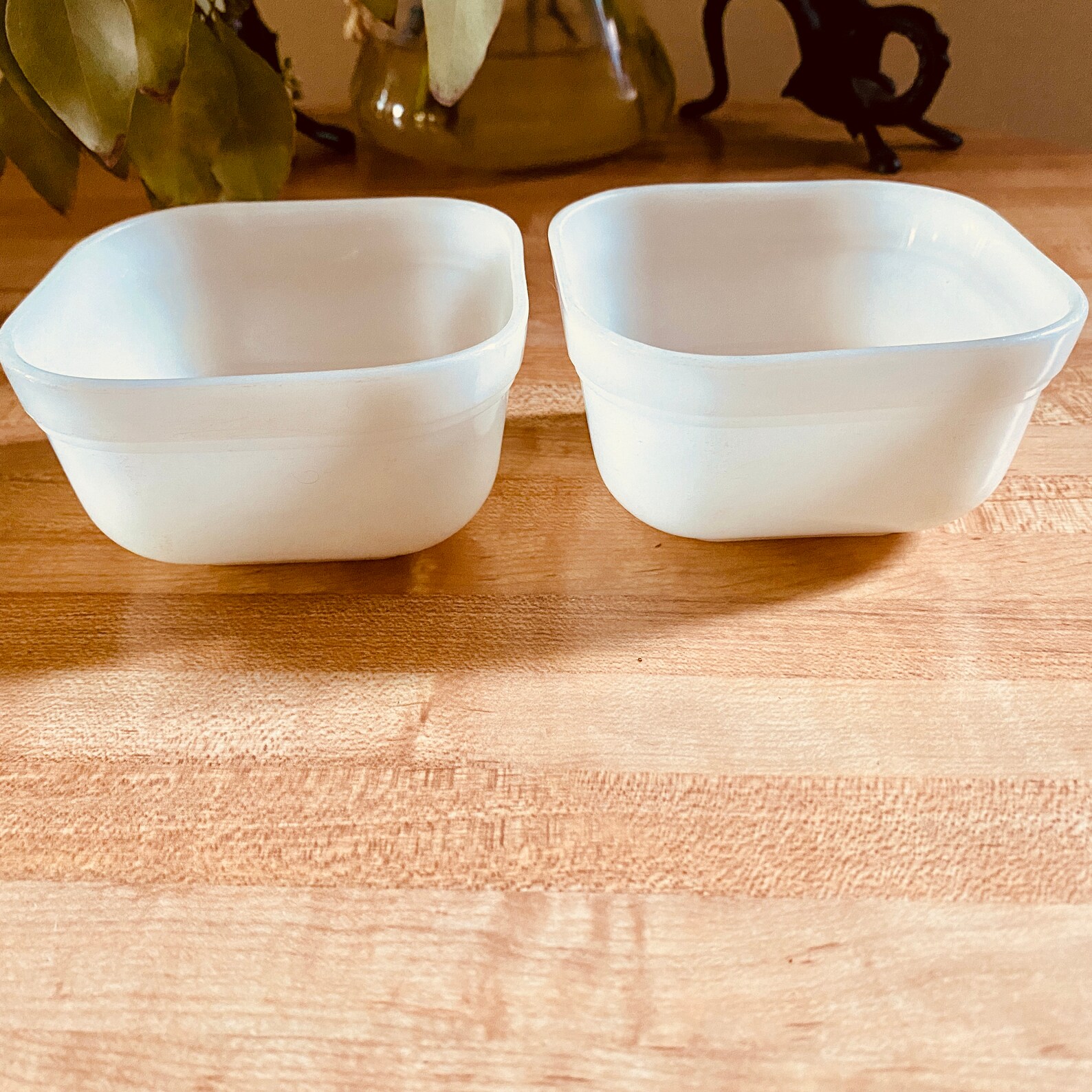 Vintage Fire King Ovenware Nesting Bowls set of 2 Etsy