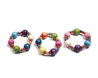 Boho Handmade Bead Bracelets 3 Pieces - Thailand