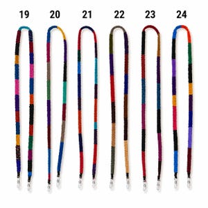 Pick Color! Guatemalan Artisan Woven Eyeglass Holders - Guatemala-Apparel-Claudia (Topaca - GU)-Style 19-Lumily MZ Fair Trade Nena & Co Hiptipico Novica Lucia's World emporium