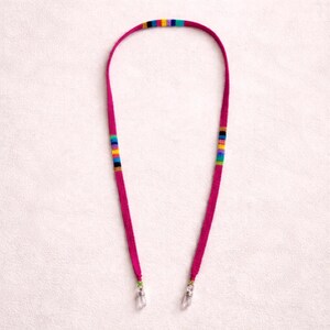 Pick Color! Guatemalan Artisan Woven Eyeglass Holders - Guatemala-Apparel-Claudia (Topaca - GU)-Pink-Lumily MZ Fair Trade Nena & Co Hiptipico Novica Lucia's World emporium