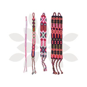 Friendship Woven Boho Macrame Bracelet - Handmade in Mexico (4 Sizes Available)