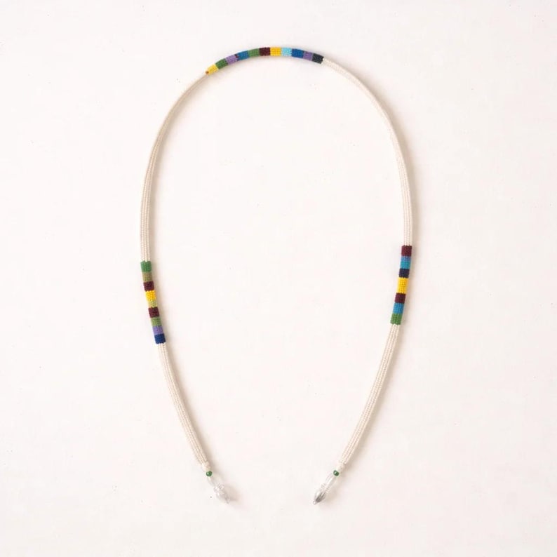 Pick Color! Guatemalan Artisan Woven Eyeglass Holders - Guatemala-Apparel-Claudia (Topaca - GU)-Ivory-Lumily MZ Fair Trade Nena & Co Hiptipico Novica Lucia's World emporium