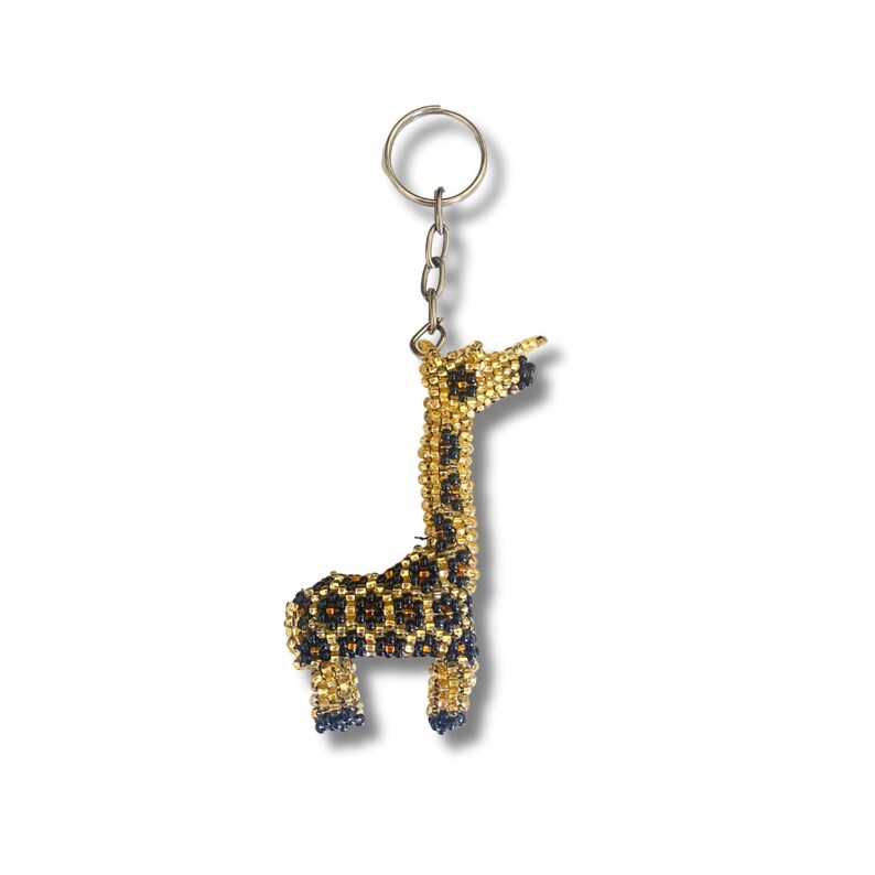 Whimsical Accessory Adorable Giraffe Keychain - Handmade in Mexico - Etsy