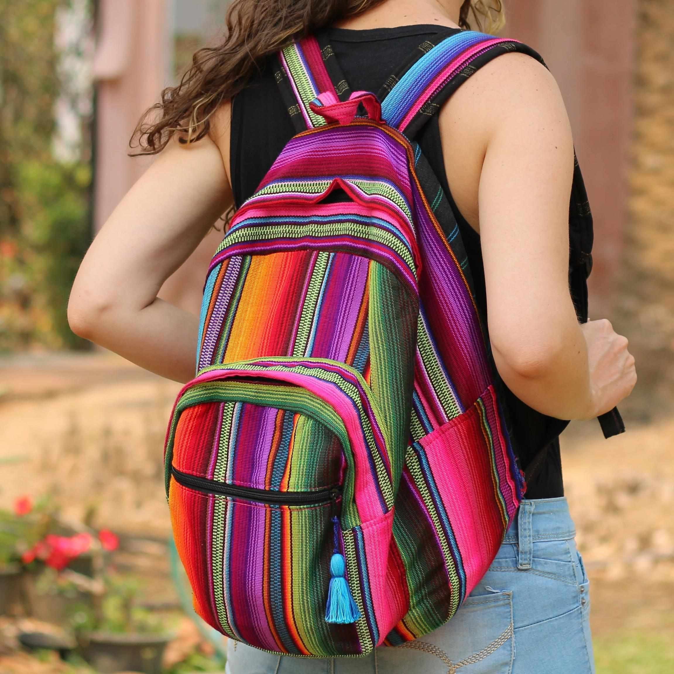 Guatemala’s bookpack WaterColor Quetzal from Guatemala Backpacks Bookbag Bags  main image 3