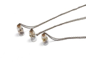 3 Piece Bundle - Message in a Bottle Necklace - Thailand