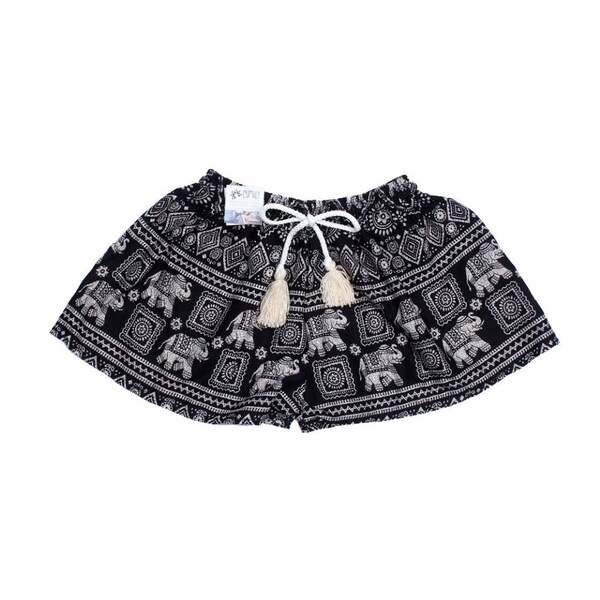 Tropical Elephant Print Women's Shorts