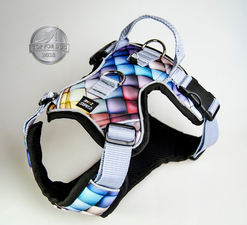 Dog Harness Wide Chest Size M f.ex. Etsy