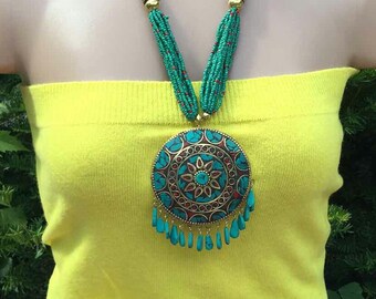 Handcrafted Beaded Necklace