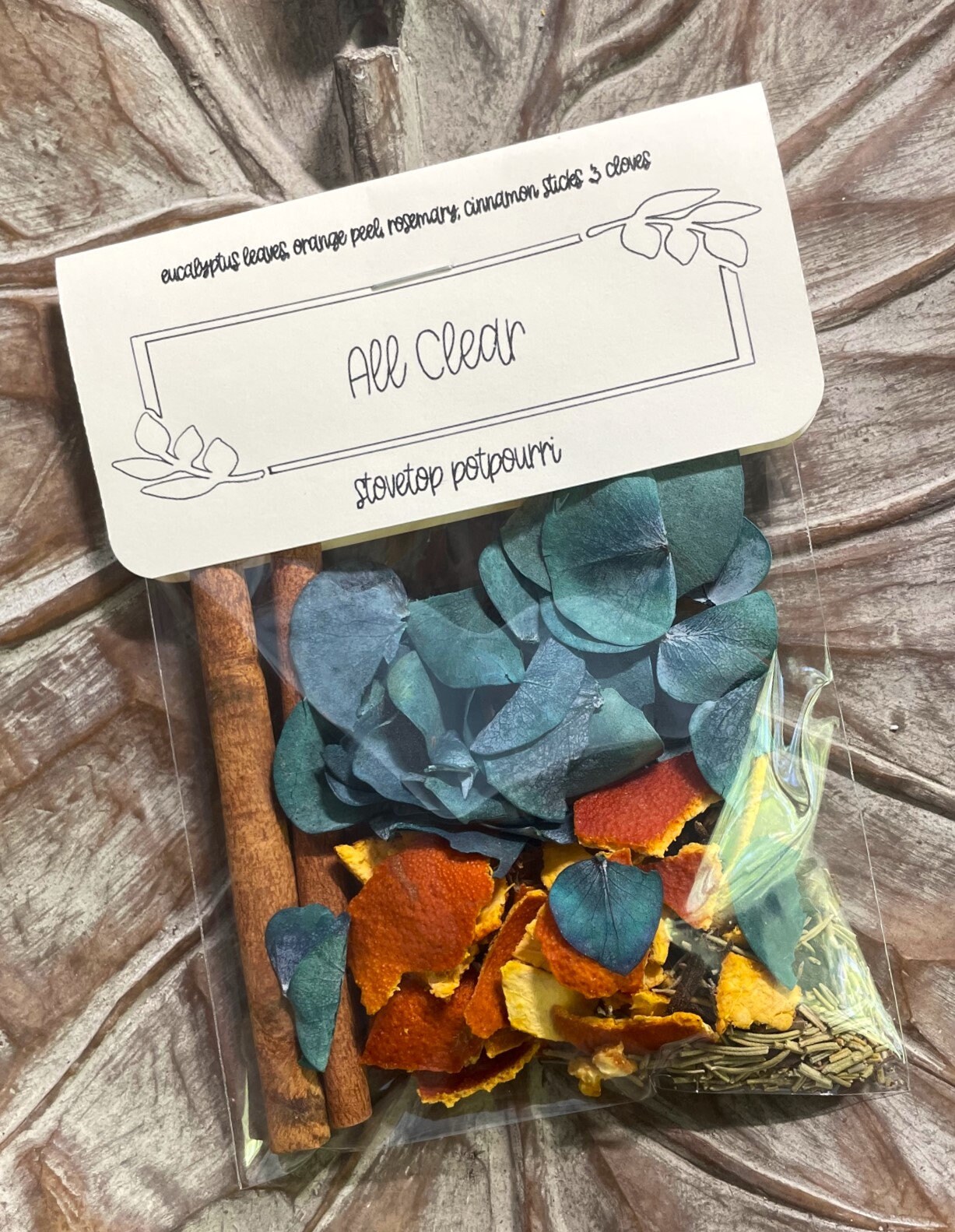 Stovetop Potpourri, All Clear Simmering Potpourri, Simmering Potpourri