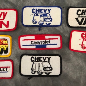 Vintage Chevy patches