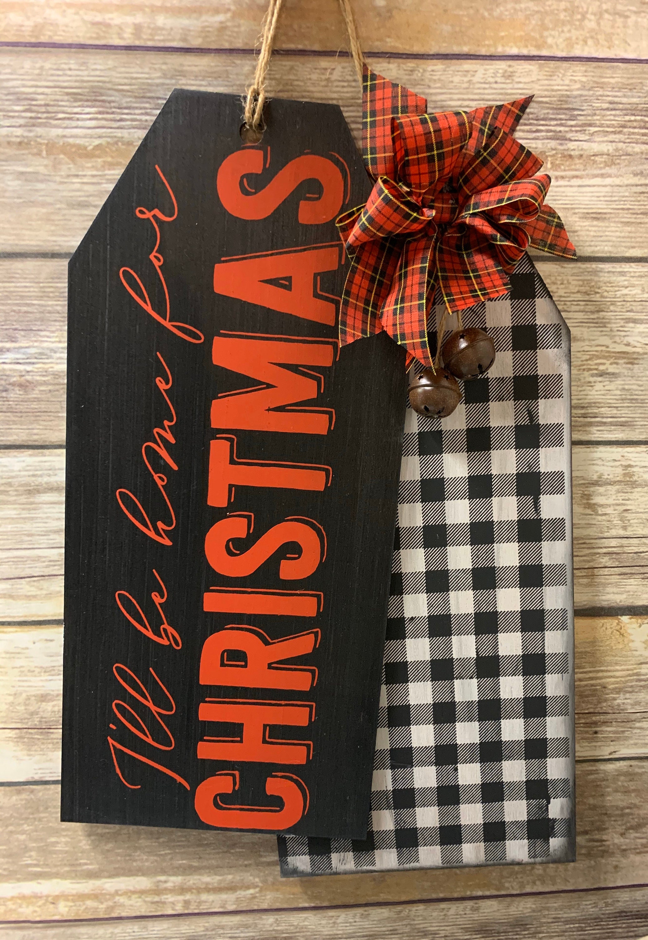 Christmas Door Hanger Etsy