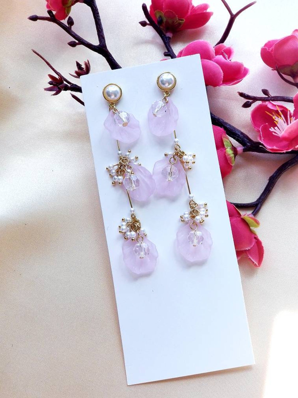 Korean style Fashion earrings Trendy earrings Korean style Etsy