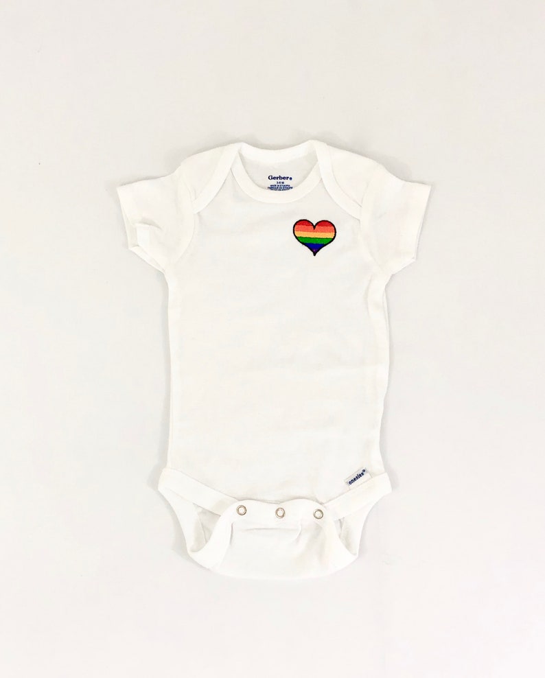 Girl Embroidered Bib New Baby Gift Baby Shower Gift Baby Bib Boy Drool Bib Rainbow Pride Heart I Love My Aunt Bib Bodysuit
