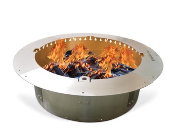 Smokeless Stainless Steel Fire Pit Insert 29"