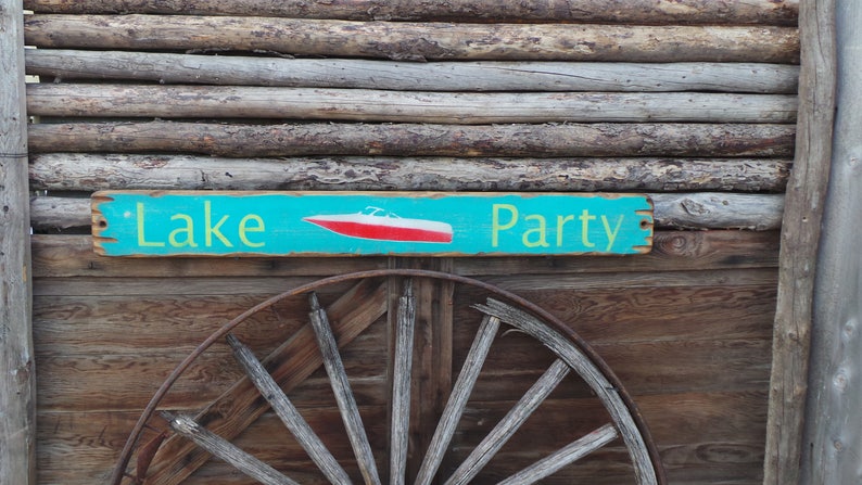 Hook Fishing Sign Wine And Sinker Rustic Wood Sign Cabin Decor