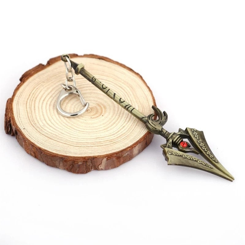 League of Legends XIN ZHAO Spear Inspired Keychain Etsy