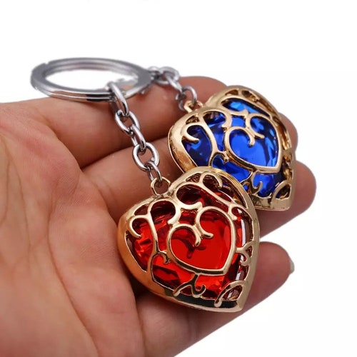 Legend of Zelda Heart Container Keychain and Necklace Zelda Etsy