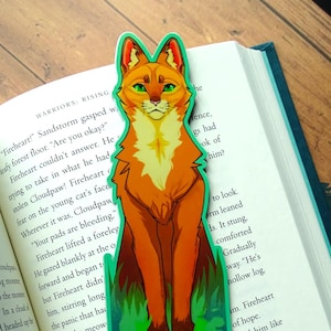 War Cats Bookmark - Firestar, Thunderclan