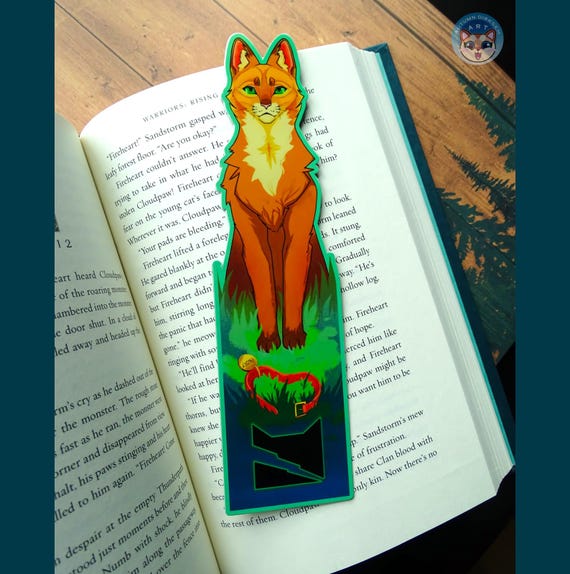War Cats Bookmark - Firestar, Thunderclan