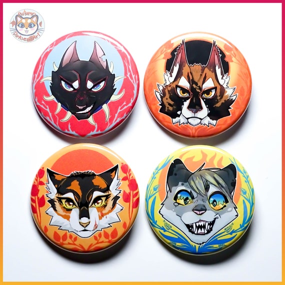 Warrior Cats Button Pack VILLAINS 