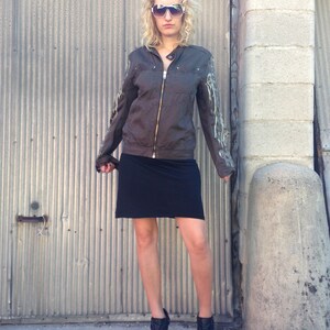 Vintage 90s Biker Jacket image 2