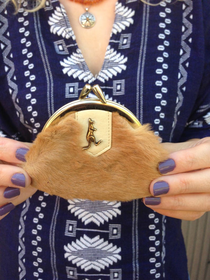 Vintage Kangaroo Small Coin Purse