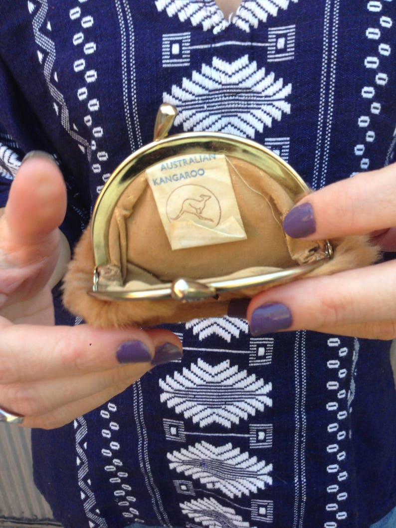Vintage Kangaroo Small Coin Purse