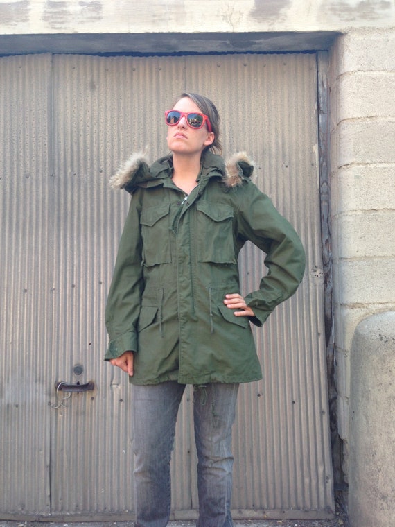 Vintage 1970's Vietnam U.S. Military Issued Coat … - image 1