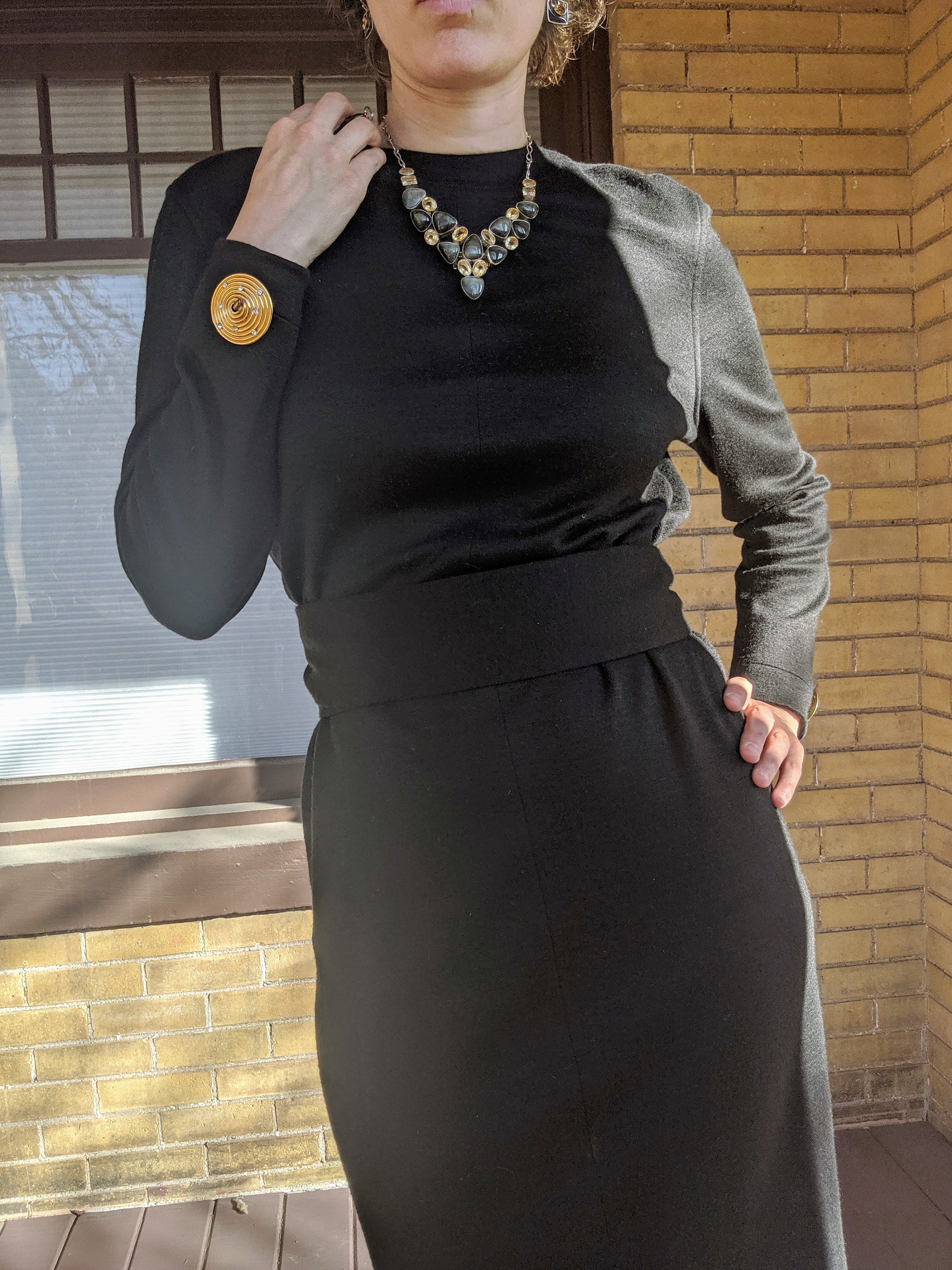 Vintage Designer Black Dress by Gianfranco Ferre - Etsy Canada