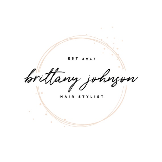 Hair Stylist Small Business Calligraphy Marketing Package Etsy
