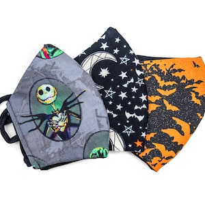 Ultra Comfortable Soft & Breathable Halloween Face Masks - Adjustable